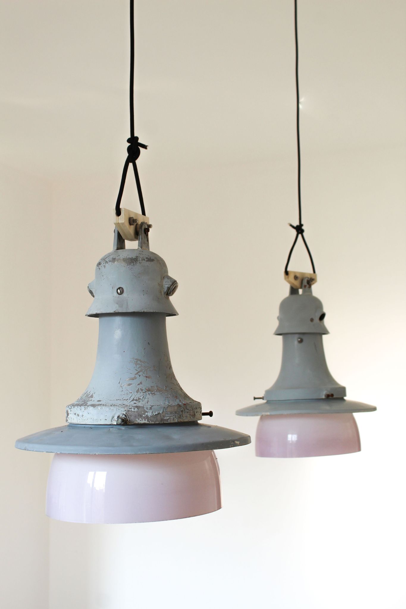 Pair of street lamps, Italy 1970s