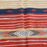 Multicolored Berber kilim carpets