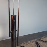 Italian lamppost 3 globes opalines 60s