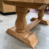 Monastery type table in solid oak