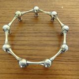 Silver-Plated Brass Candleholder by Jens Quistgaard, 1960s