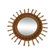 Rattan sun mirror