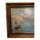 Oil on marine canvas