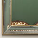 DeKnudt 1980s “Disco” mirror with layered bevelled frame & gilt trim