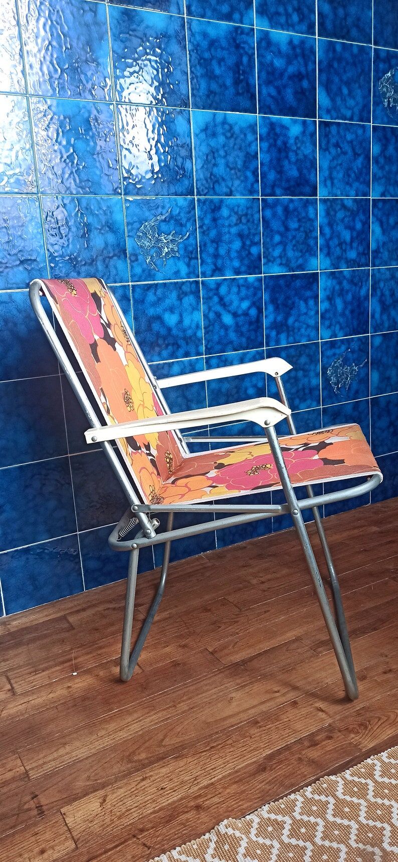 Vintage camping folding chair
