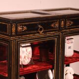 Napoleon III period collector's display cabinet