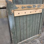 Solid oak door from the 19th century.