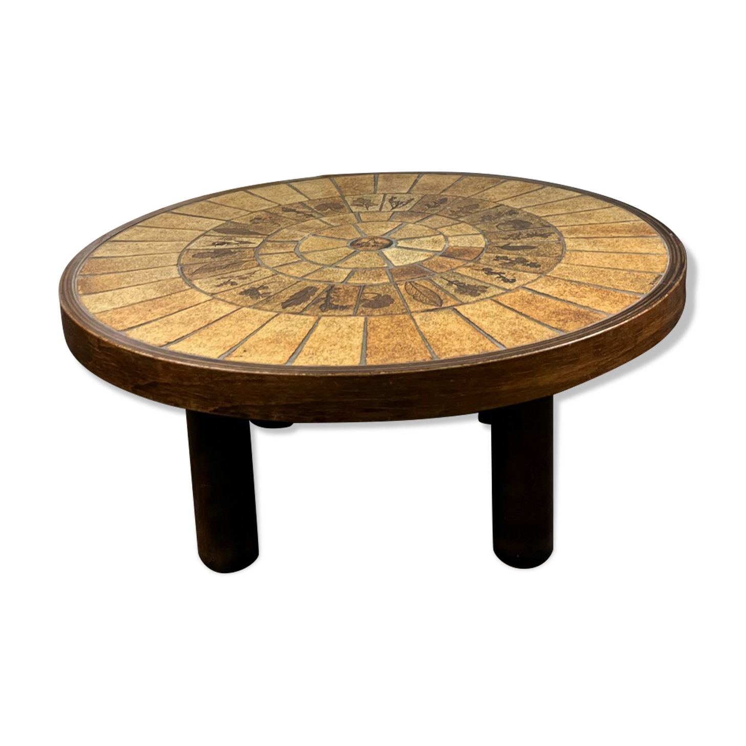 Coffee table Roger Capron herbarium