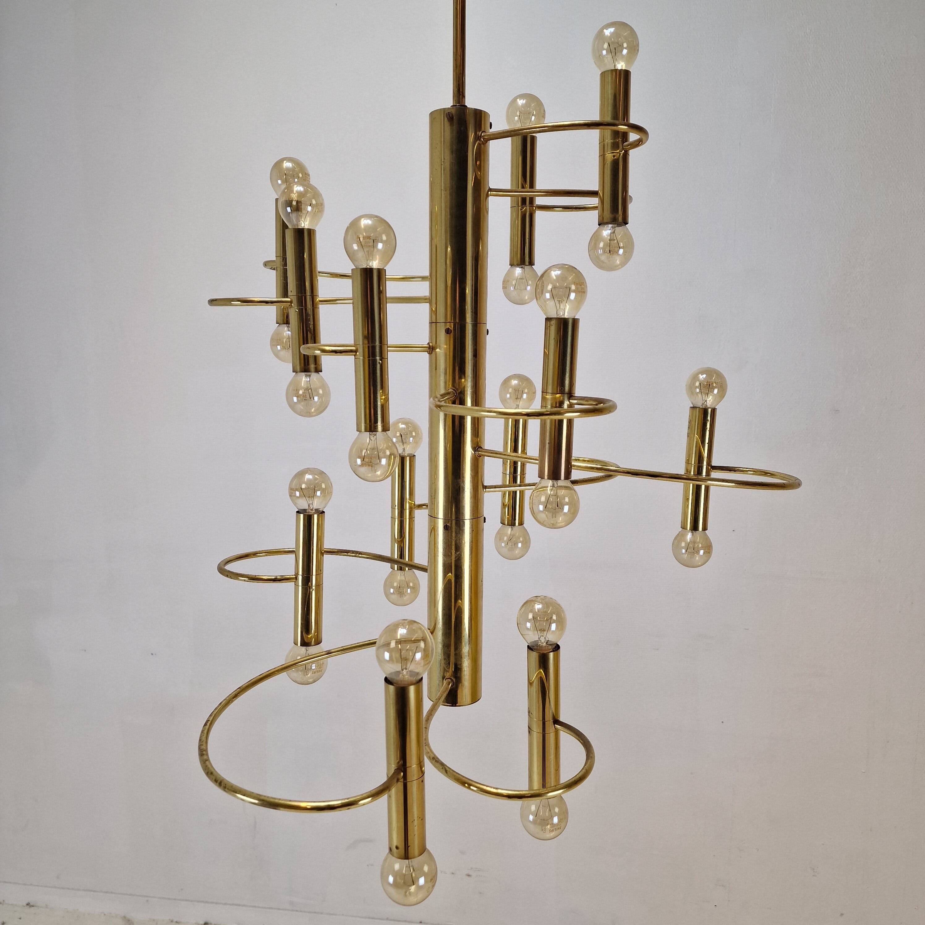 Candlestick Designed by Gaetano Sciolari, 1970's