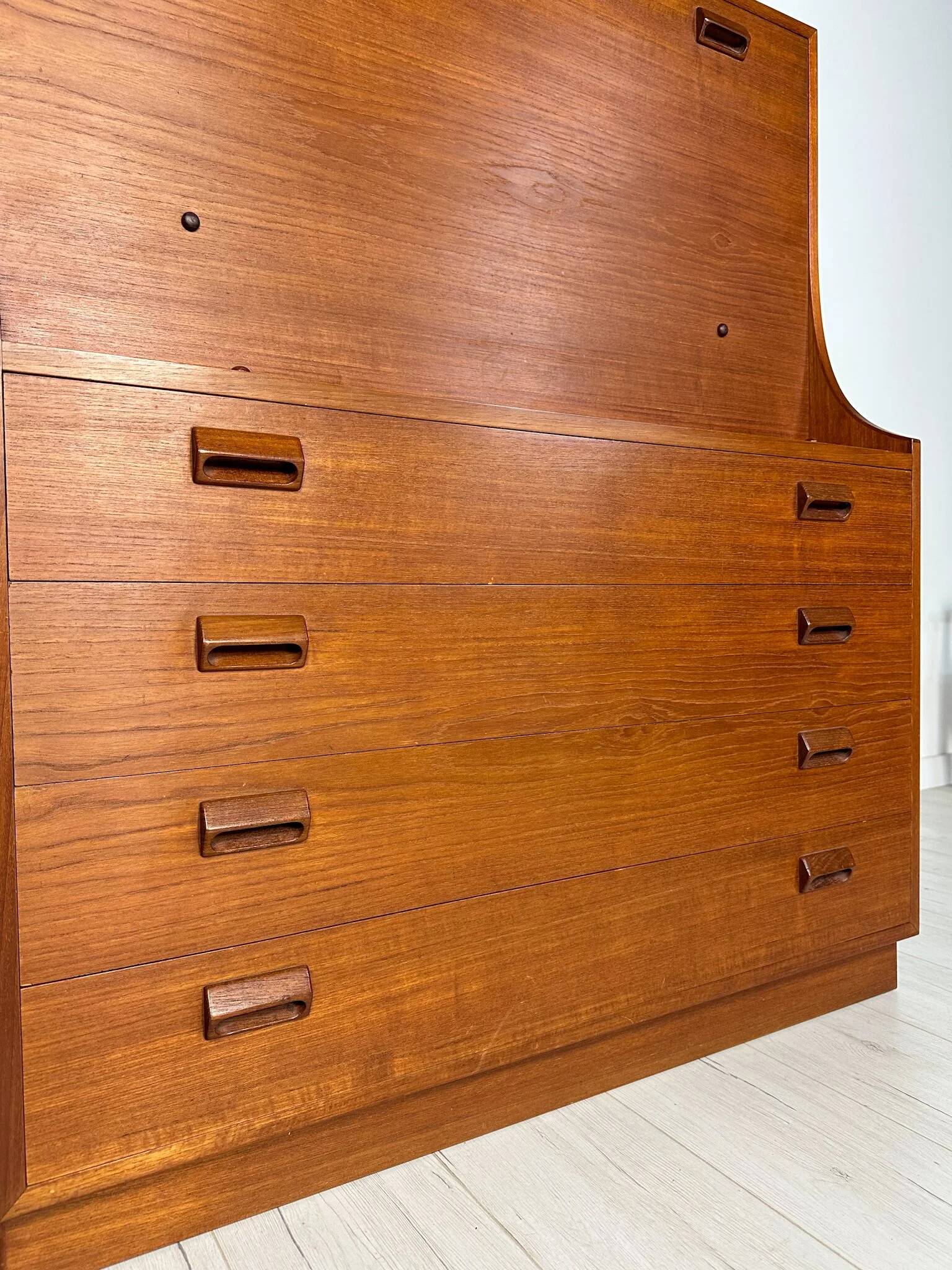 1960s Vintage Danish Teak Secretary by Børge Mogensen - Søborg Møbelfabrik