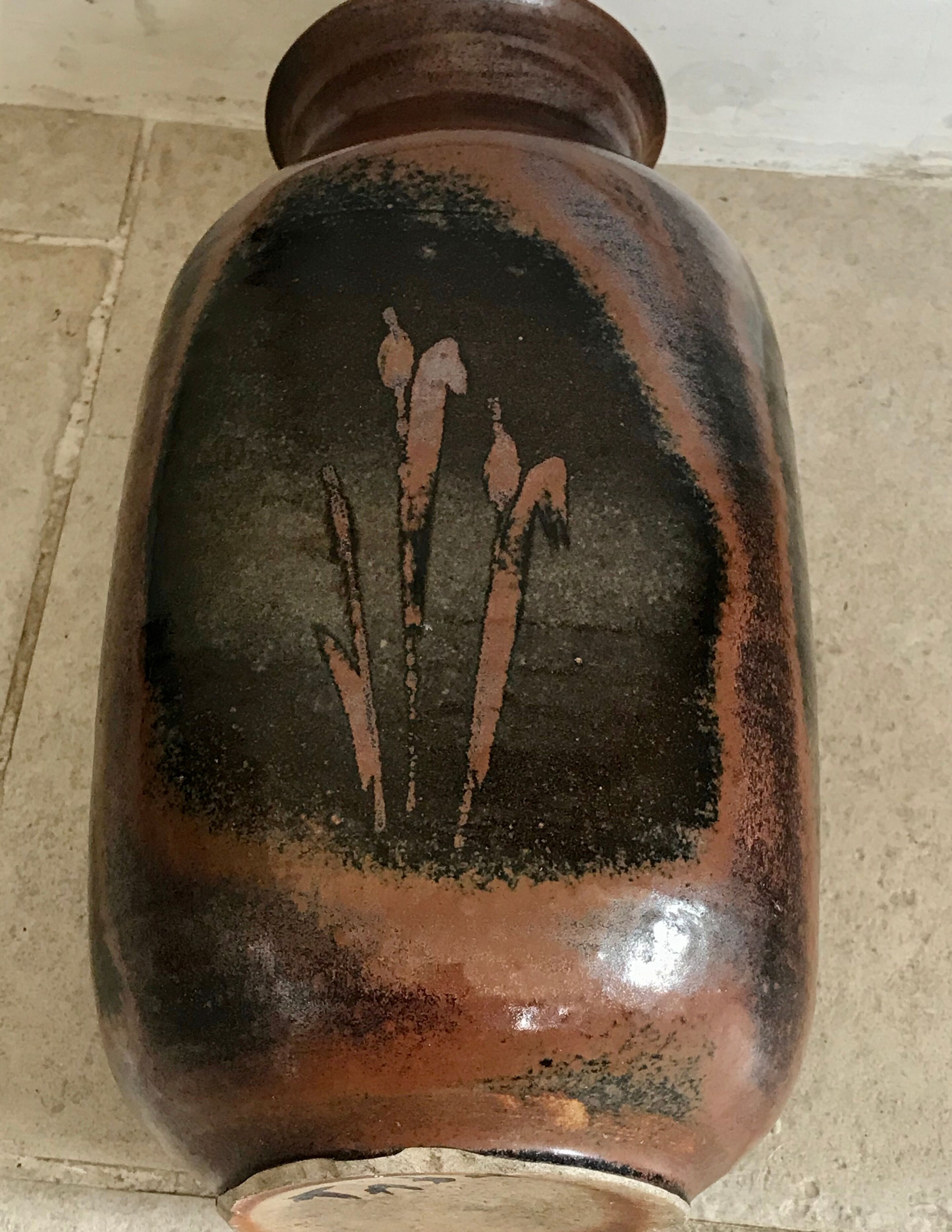 Taber Vallauris sandstone vase 32 cm