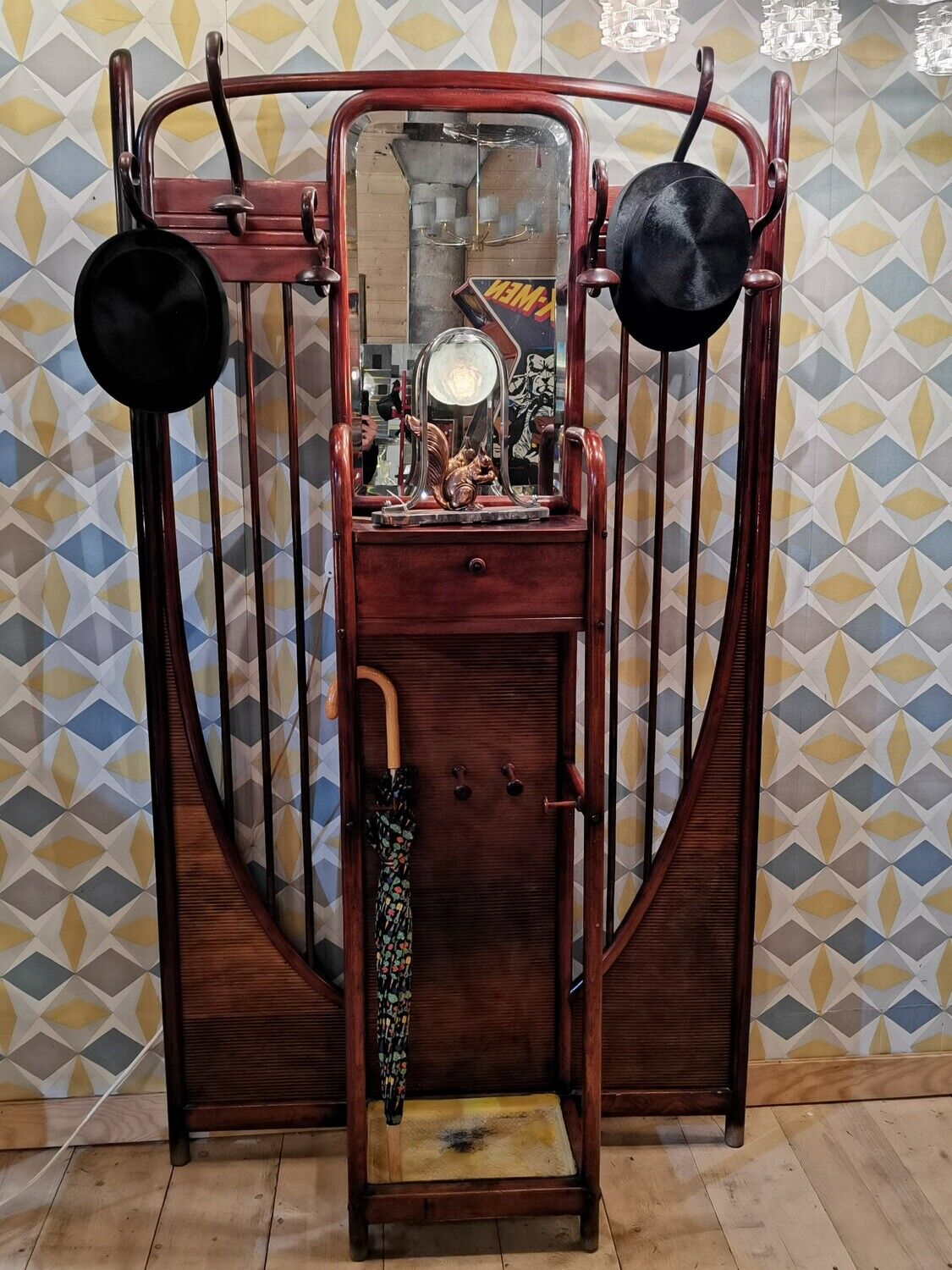 Cloakroom circa 1880