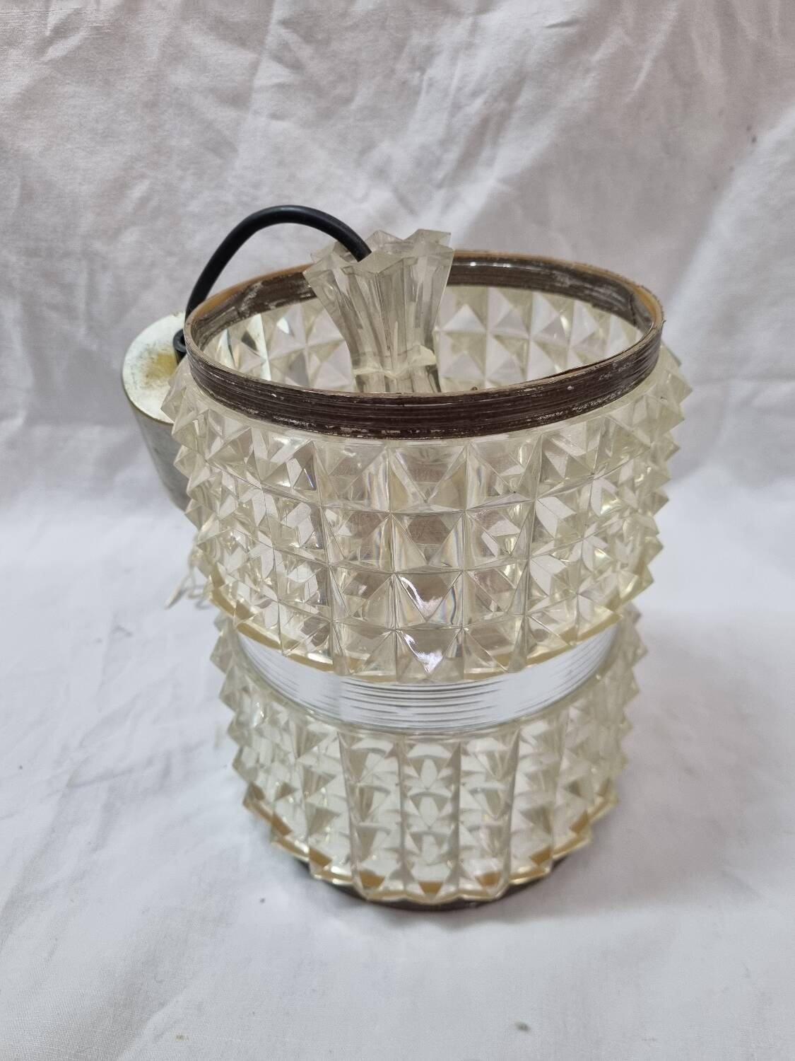 Plexis pendant light from 1960 Scandinavian