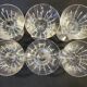 6 wine / port glasses in Baccarat cut crystal? 1930s