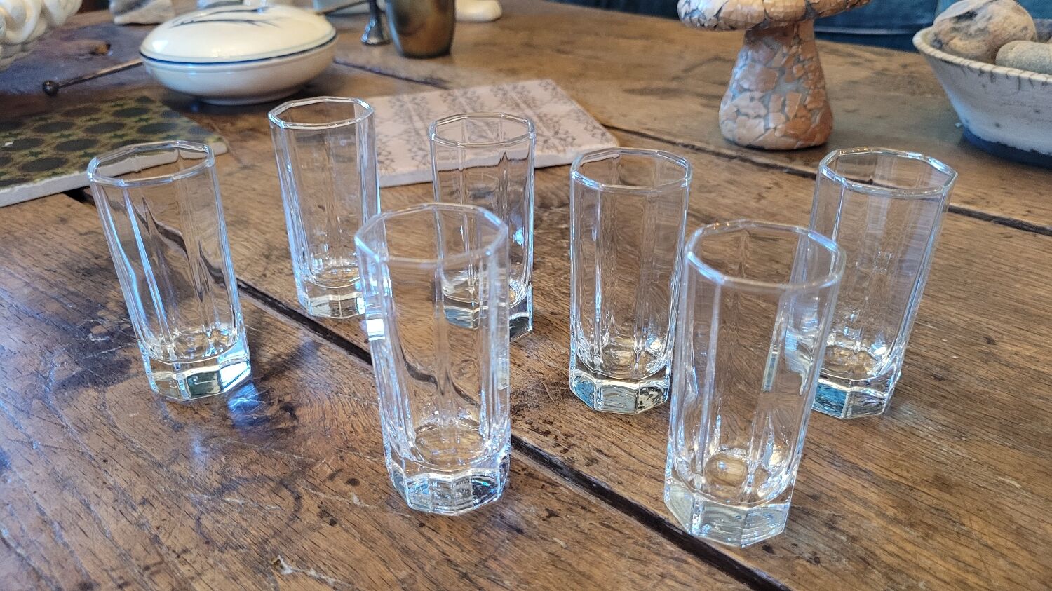 Octime 80's liqueur glasses