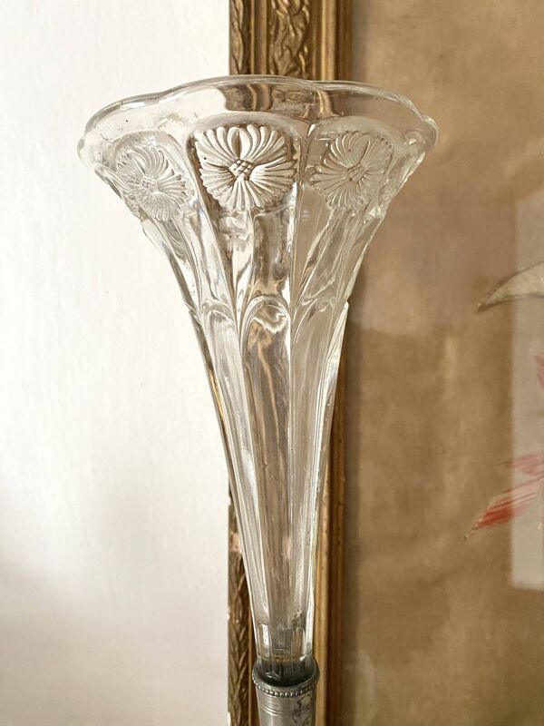 Vase art nouveau, vase cornet, centre de table tulipier