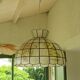 Lustre nacre et laiton