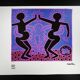 1990s Keith Haring Limited Edition Lithograph Numbered in Pencil.