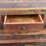 Old wooden console