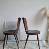 Set of 4 Scandinavian chairs from the 1960s.