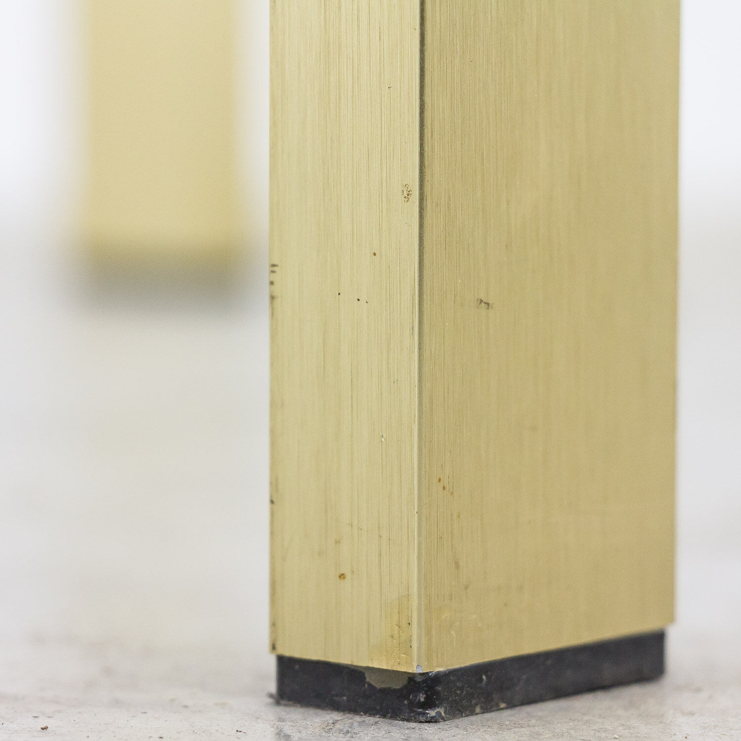 Pierre Vandel mid century coffee table brass