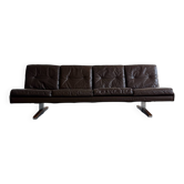 Scandinavian Leather Sofa, 1970’s Norway