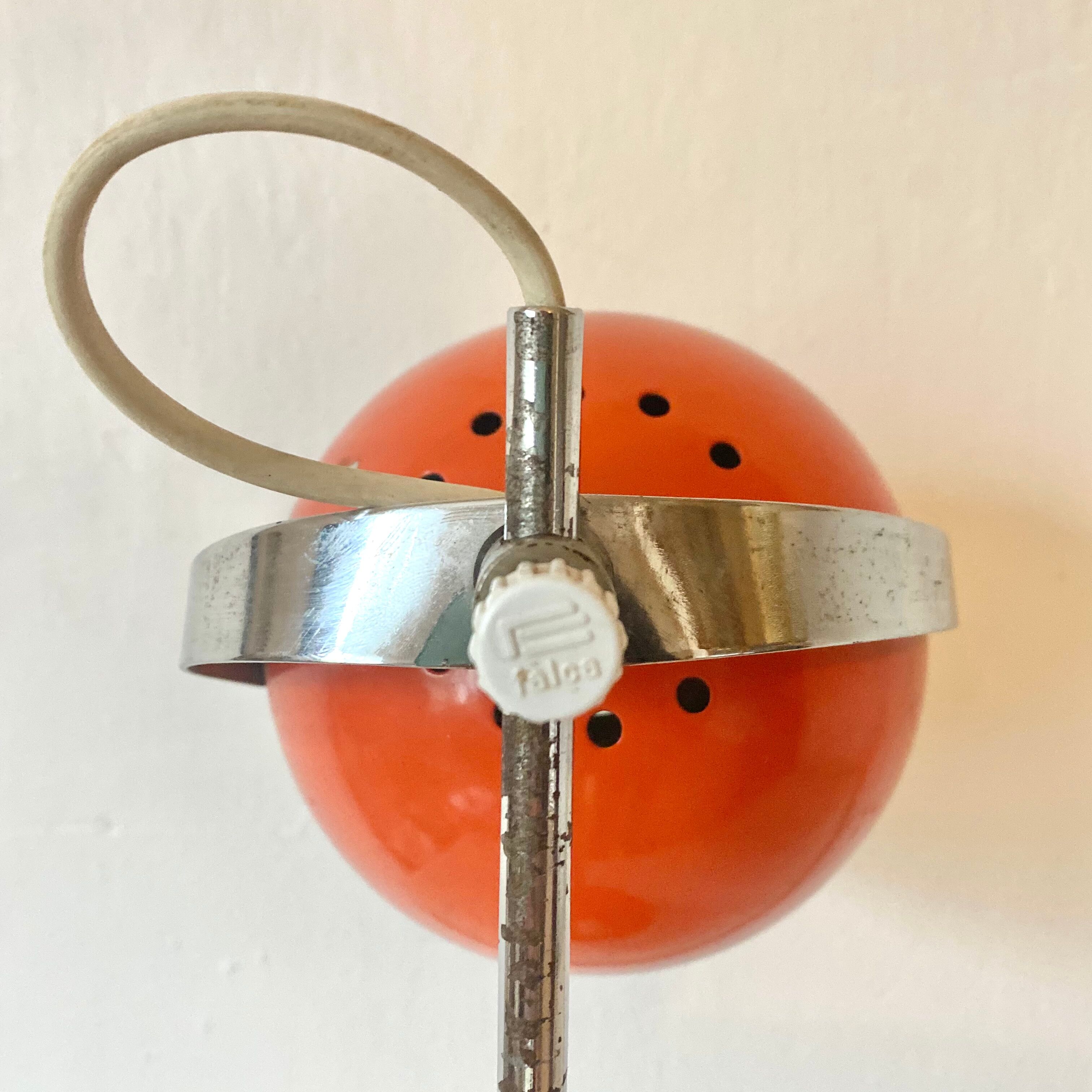 Vintage eyeball lamp 70s