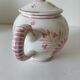 Henriot Quimper pink teapot