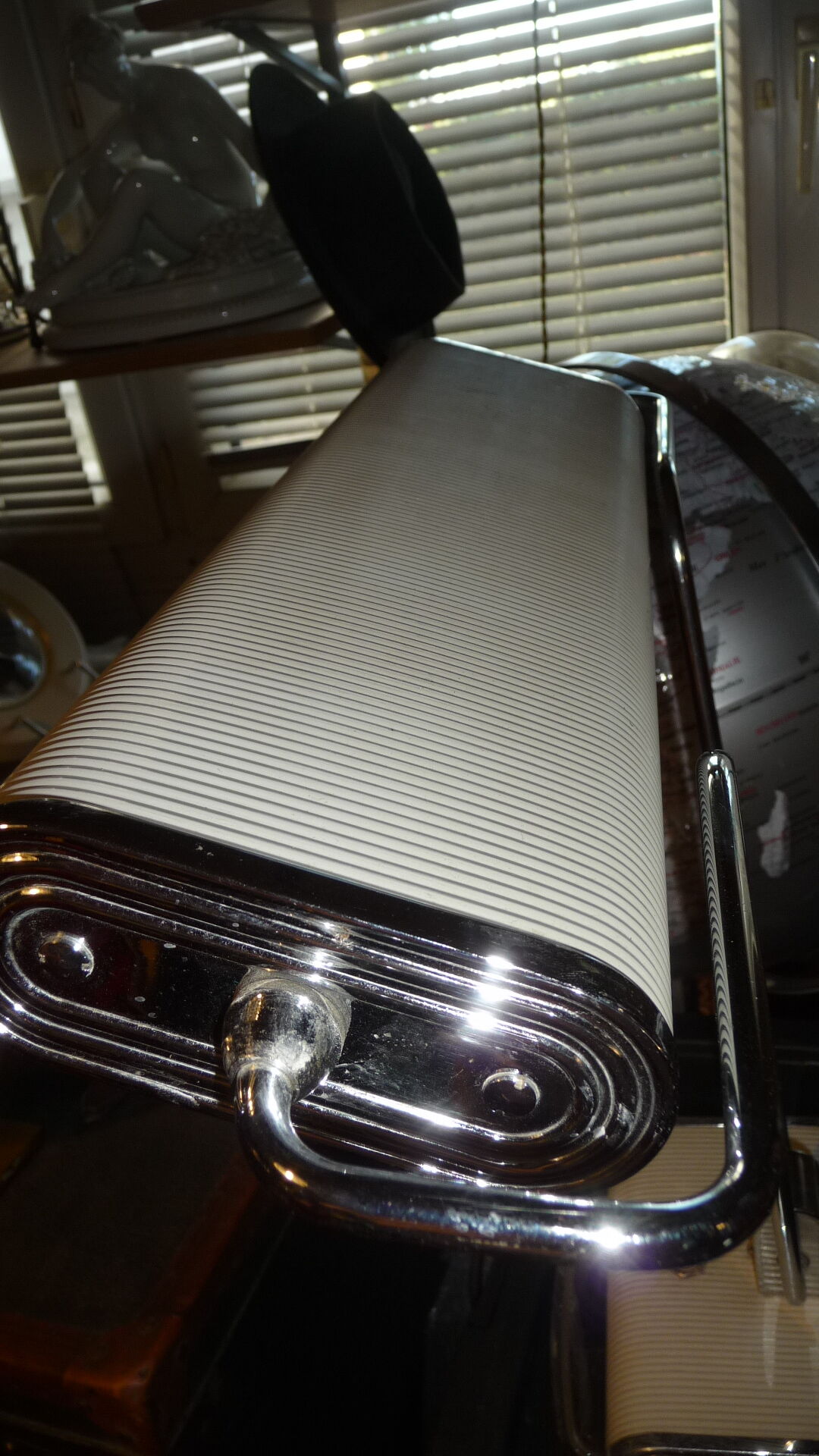 Chrome plated iron Jumo desk lamp 1930