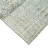 Hand-Knotted Anatolian Contemporary 170 cm x 240 cm Blue Patchwork Rug