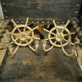 Pair of rope wall lights