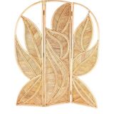 3-leaf rattan screen