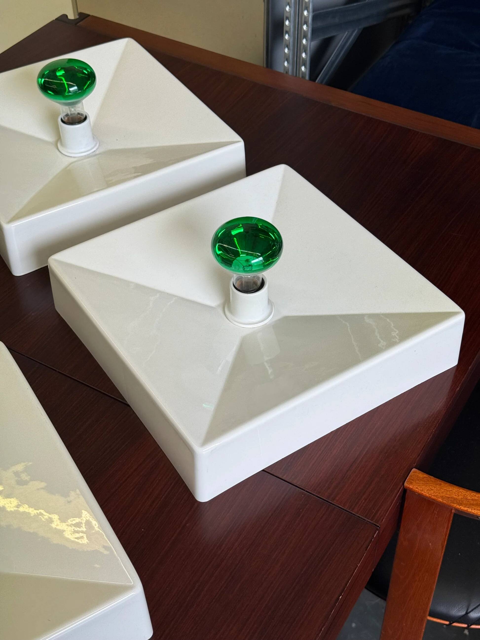 Space age wall lamp by candle