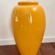 Vase Saint Clément France Jaune Rose