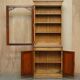 Victorian library 1840 A Blain & Son Liverpool in pollard oak