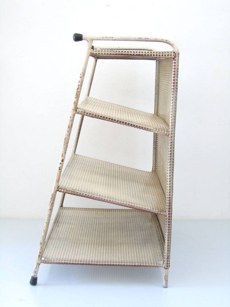 Large Mategot style fifties vintage magazine rack