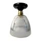 Plafonnier en verre holophane