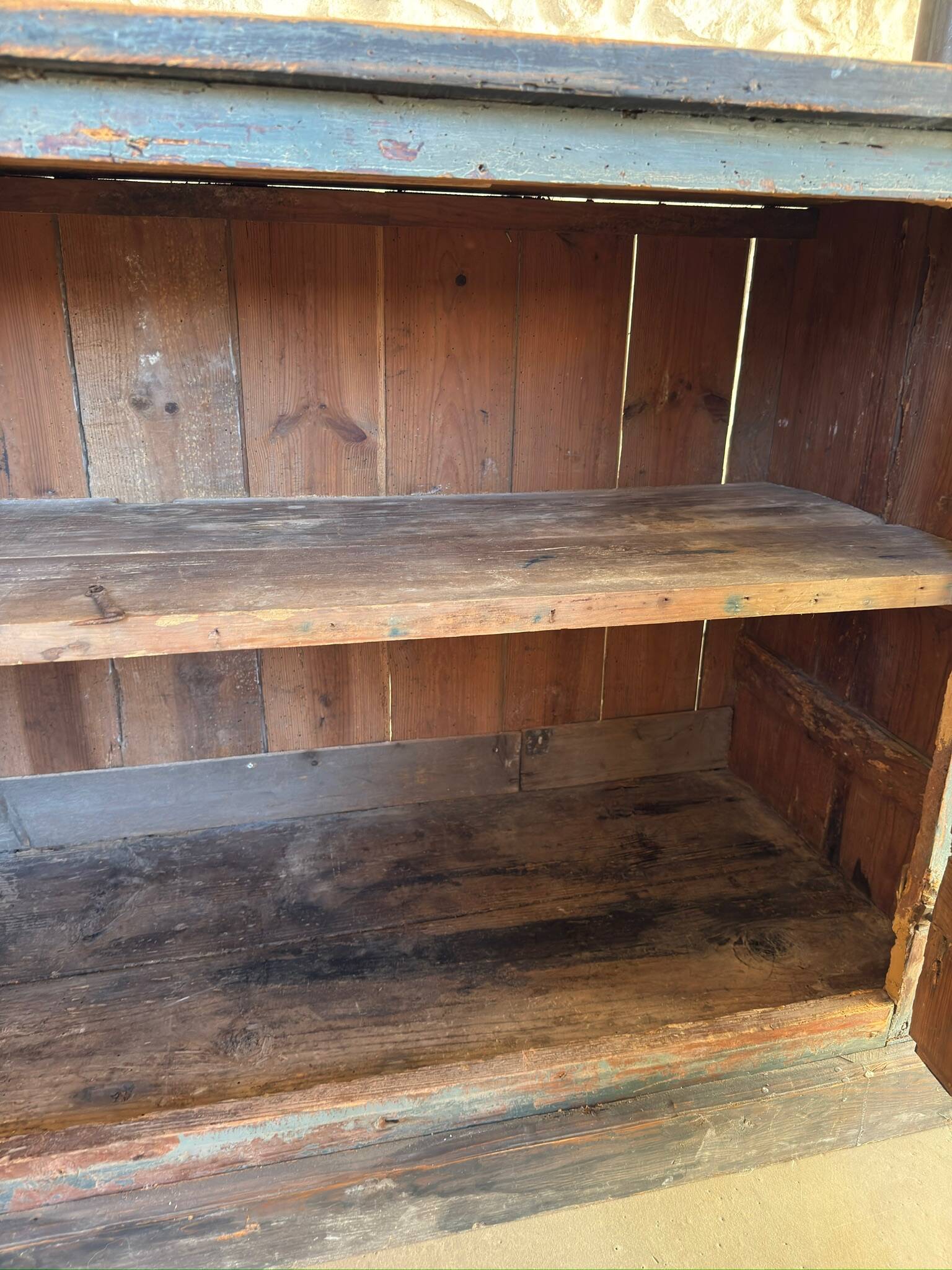 Antique solid wood sideboard – original patina – 19th century