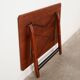 Folding teak table, Italian design, 1970s, made in Italy