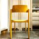 Chaise "Canto" en bois jaune par Schlapp Mobel