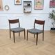 Paire de chaises scandinave