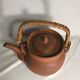 Antique terracotta teapot