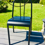 Industrial metal chair