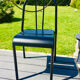 Industrial metal chair