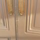 2 pairs of large antique Haussmann-style wardrobe doors from the 19th century.