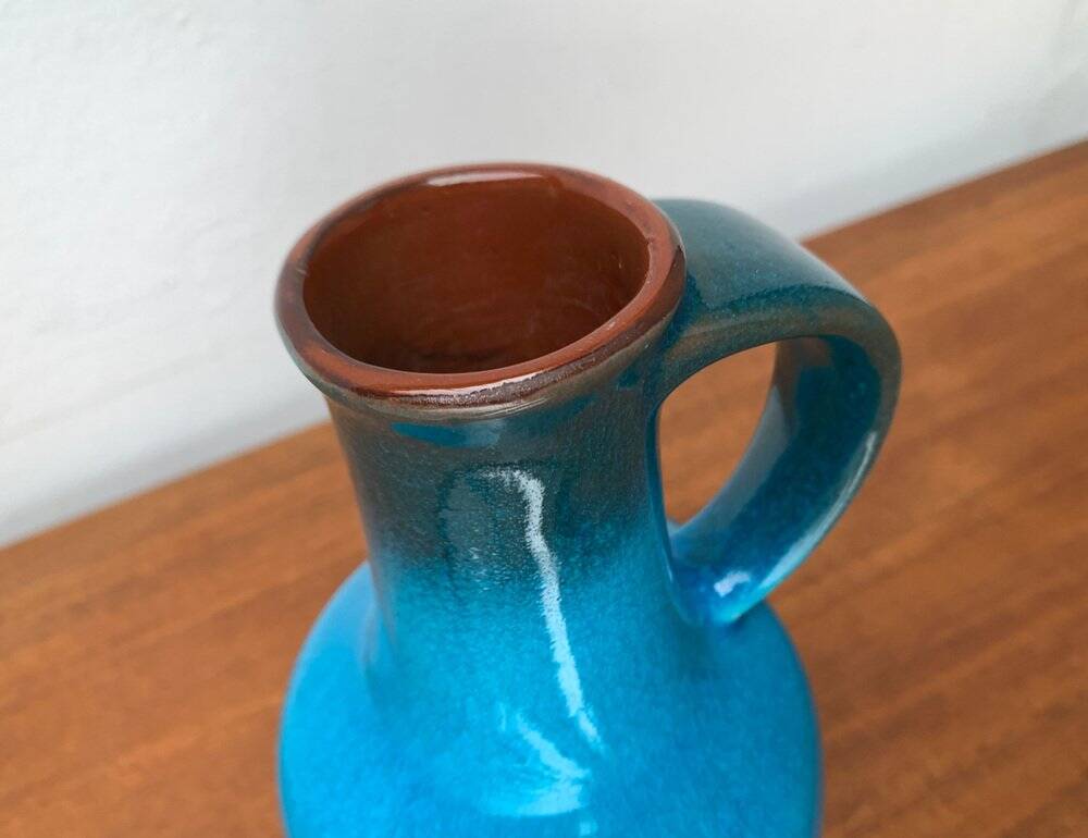 Mid-century German ceramic carafe vase by Ursula Beyrau for Gräflich Ortenburg Keramik, 1960s.
