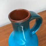 Mid-century German ceramic carafe vase by Ursula Beyrau for Gräflich Ortenburg Keramik, 1960s.