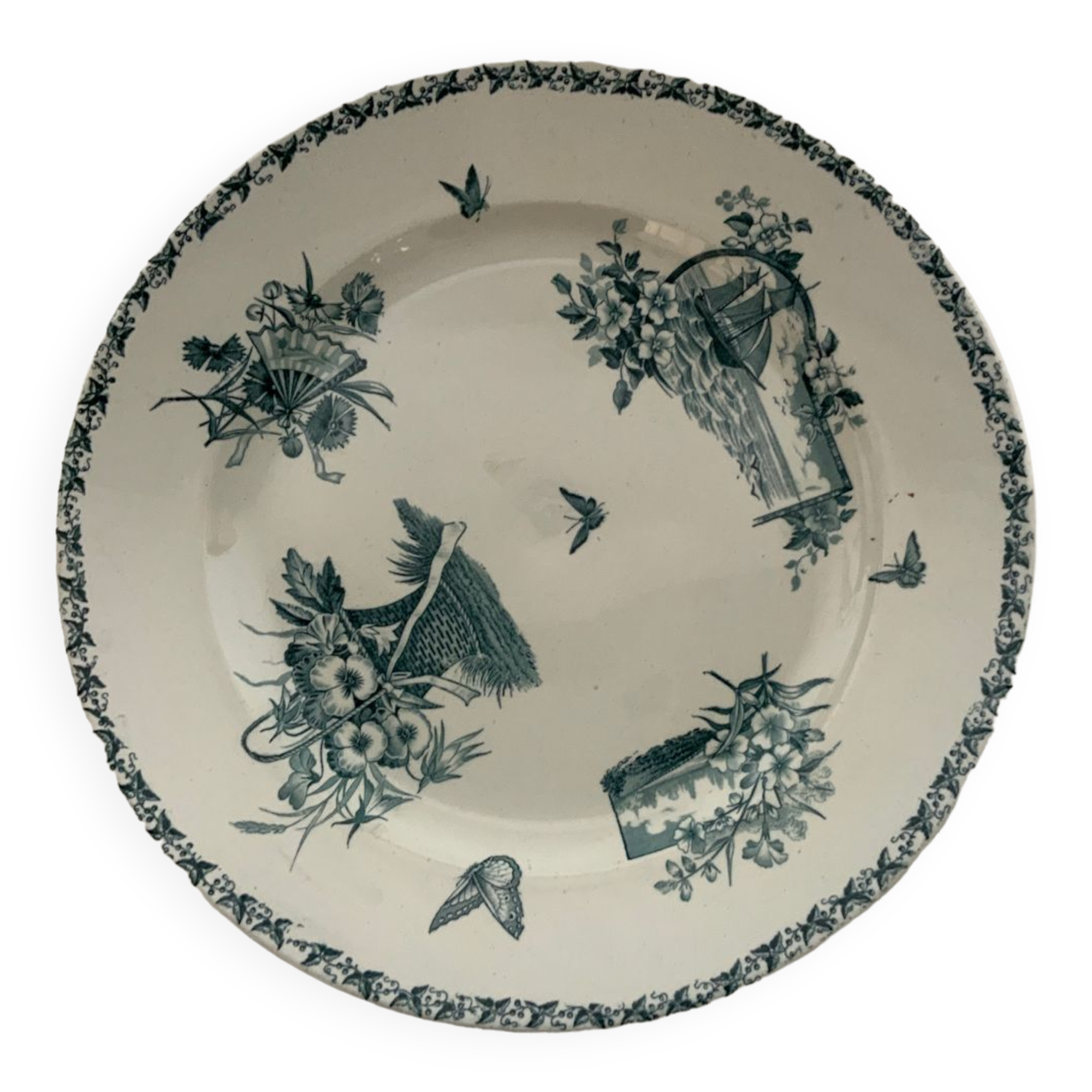 Plat rond TdF Selency x Monoprix Croisé Laroche