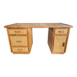 Large rattan desk