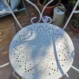 Lot of wrought iron chairs and armchairs